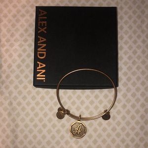 Alex and Ani Initial Bangle
